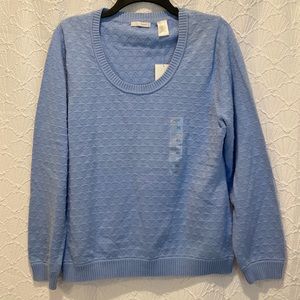 NWT Lizgolf Women’s Light Blue Longe Sleeve Top Size XL